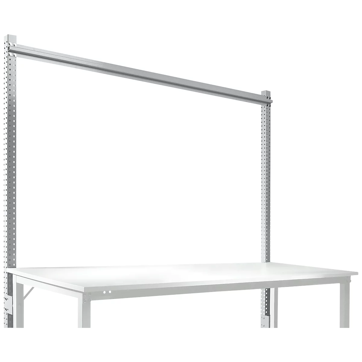 Portique, Poste de travail modulaire STANDARD système table de travail/établi UNIVERSAL/PROFI, 2000 mm, alu argent