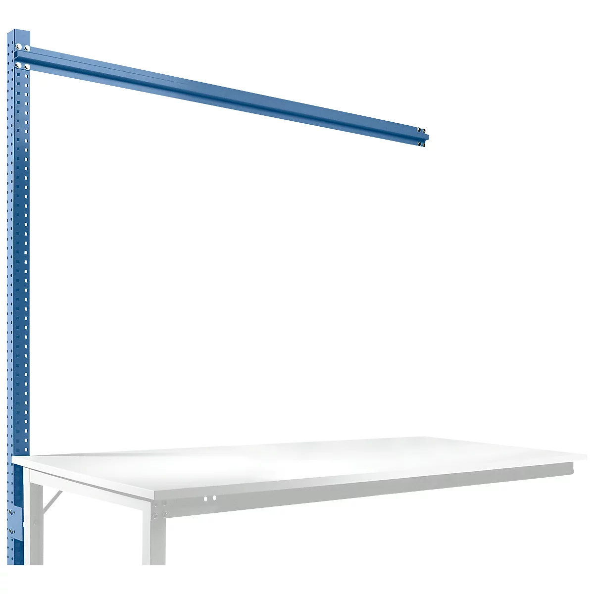Portique, table d'extension SPEZIAL, système table de travail/établi UNIVERSAL/PROFI, 1750 mm, bleu brillant