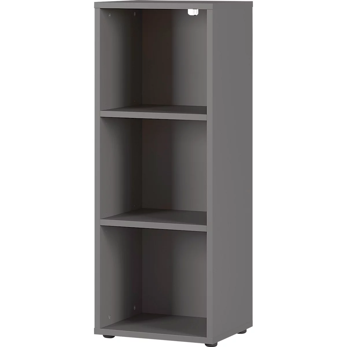 Porto archiefplank, 2 legborden, 3 OH, B 450 x D 400 x H 1200 mm, grafiet