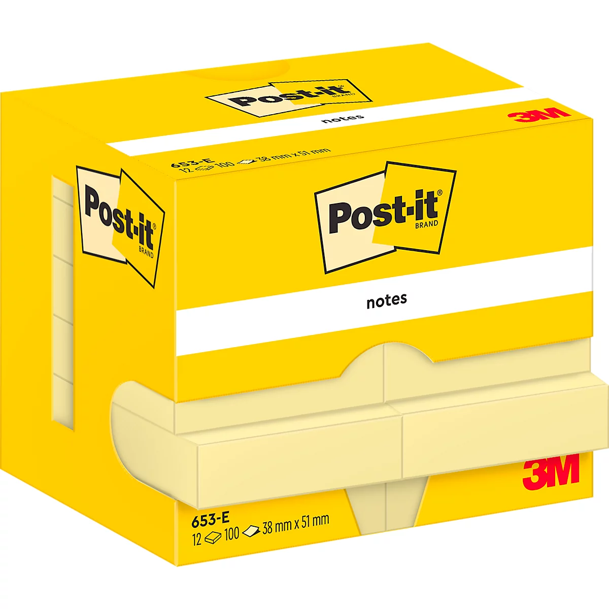 POST-IT Haftnotizen 653 , 51 mm x 38 mm