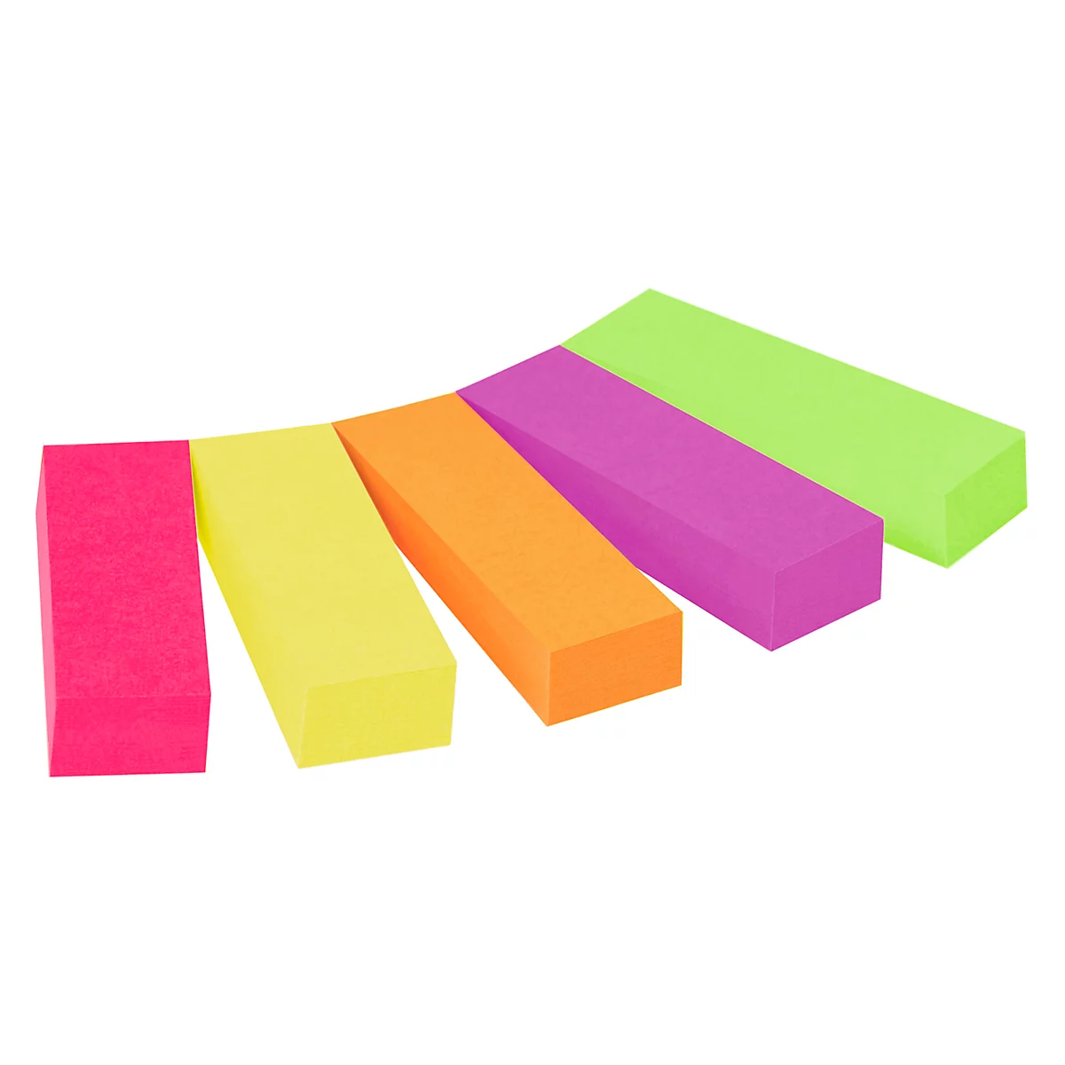 Post-it Haftstreifen 670-5, 5 x 100 Blatt, farbsortiert