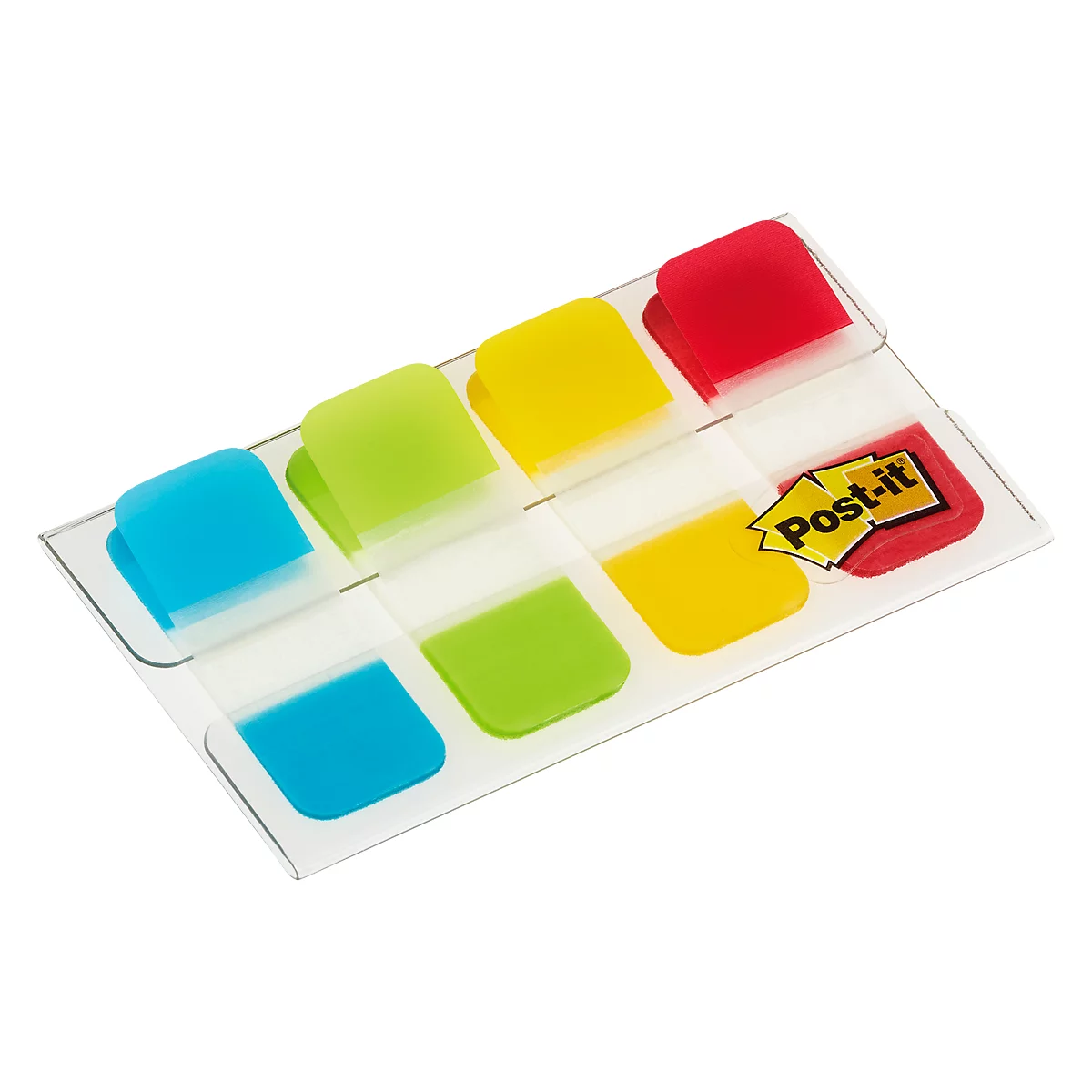 Post-it® Index Strong Mini, 4 x 10 kleefstroken, diverse kleuren, extra sterk