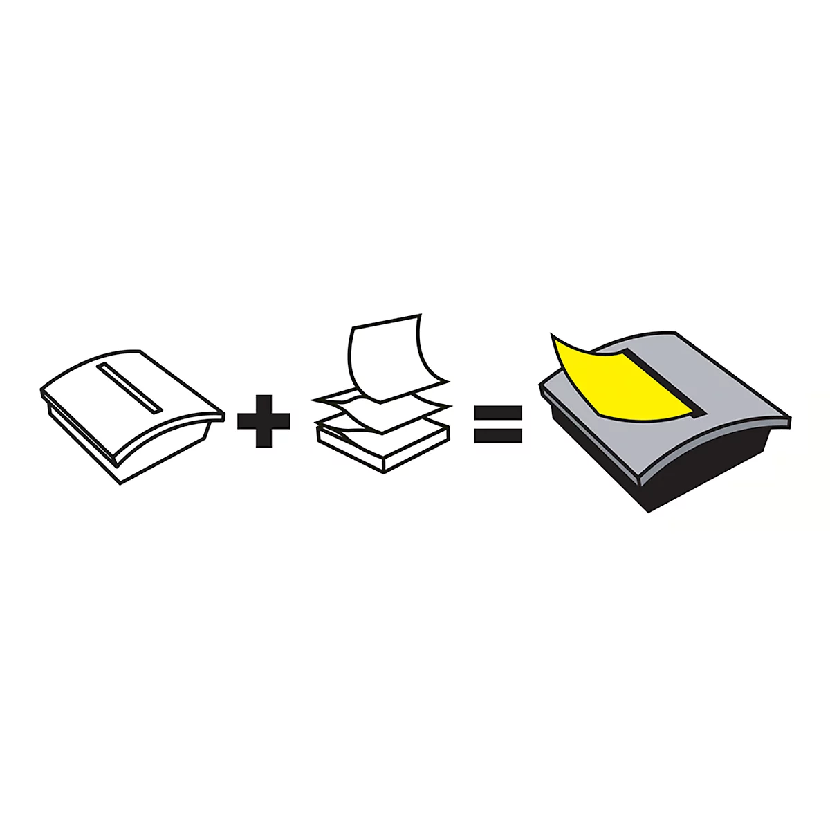 POST-IT sticky notes Super Sticky Z-Notes R330, 76 x 76 mm, verwijderbaar, cellofaanvrije verpakking, 12 x 100 vellen, geel