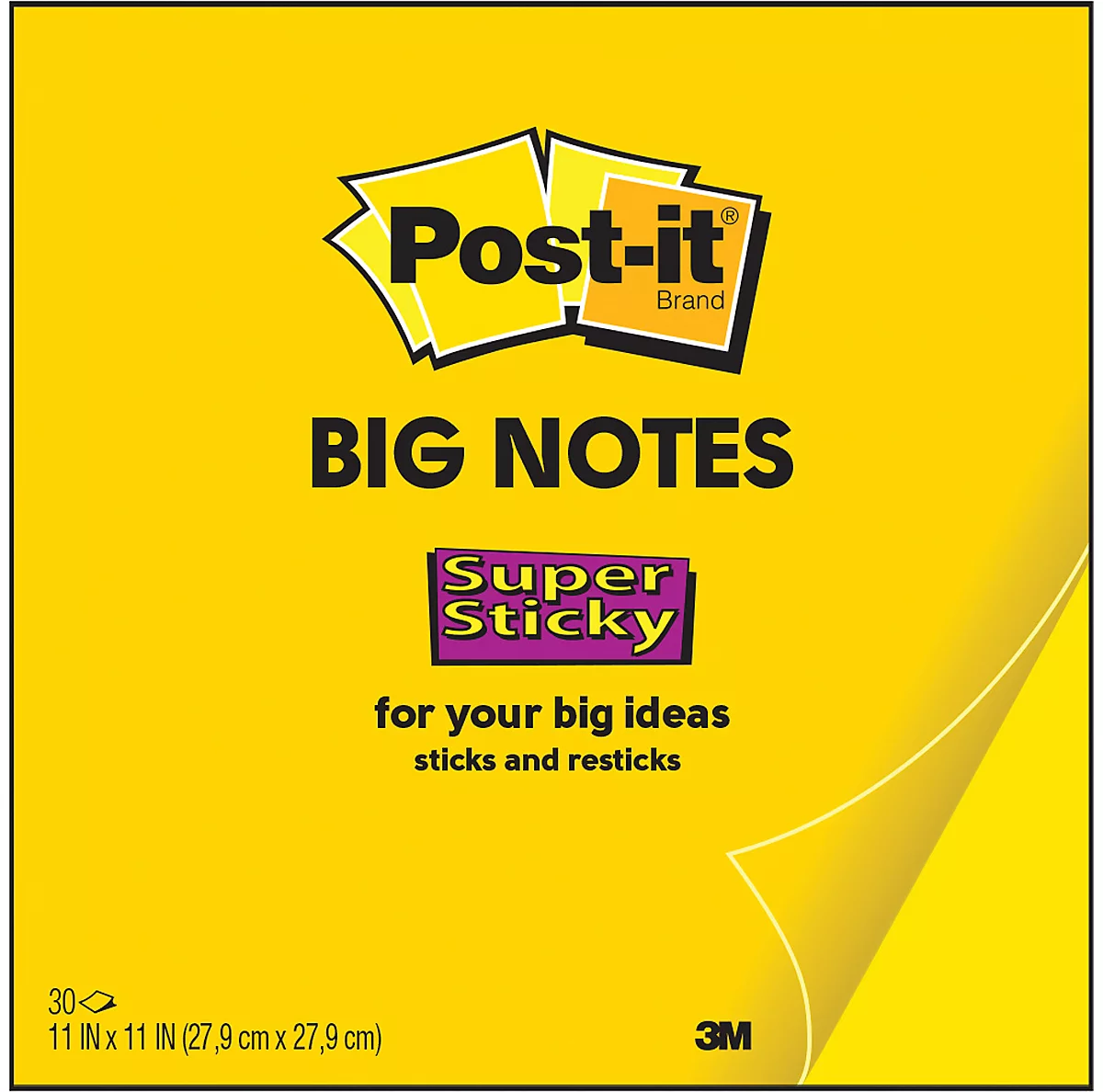 Extra large store post it notes