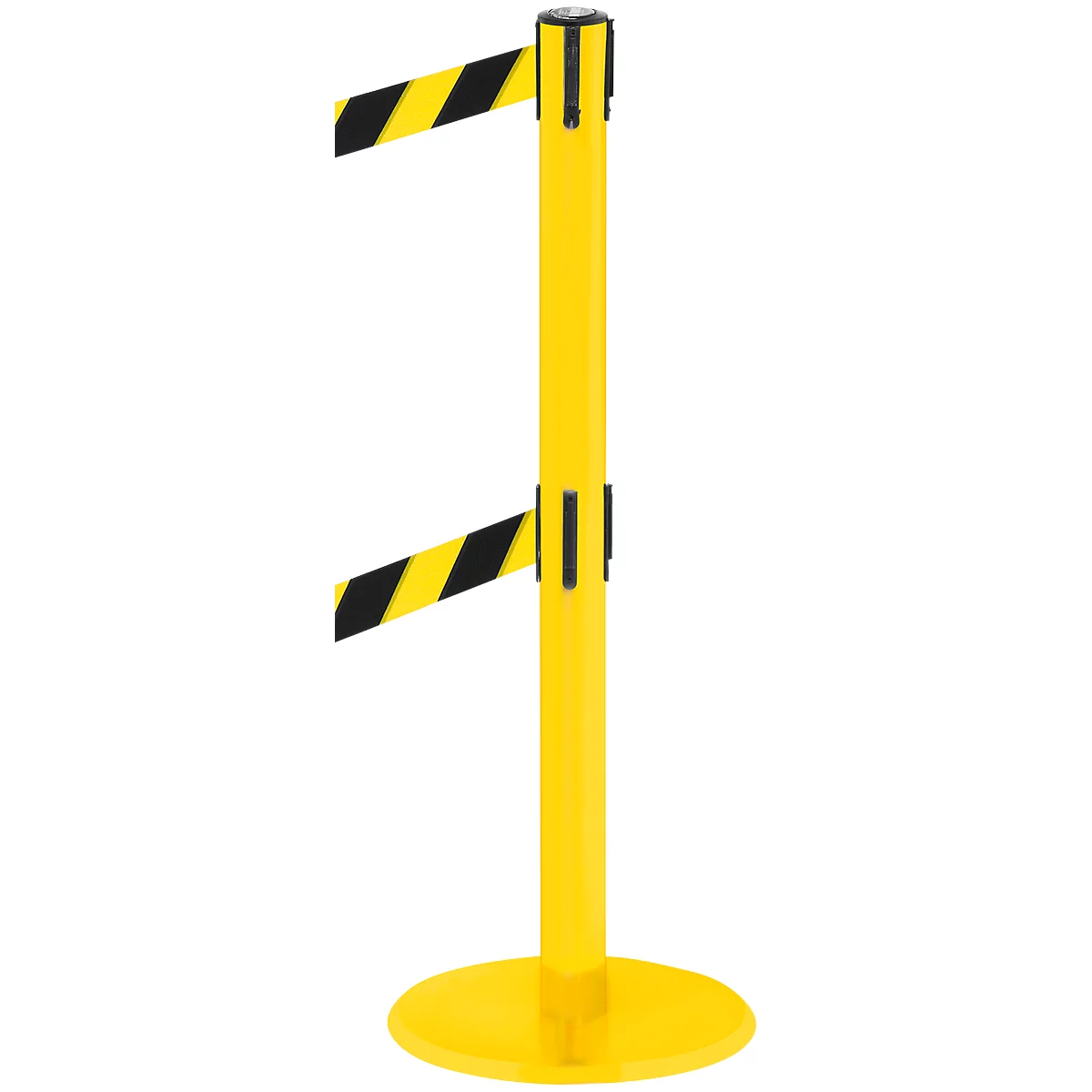 Poteau de balisage GLA 95 RS-Guidesystems, jaune/noir/jaune