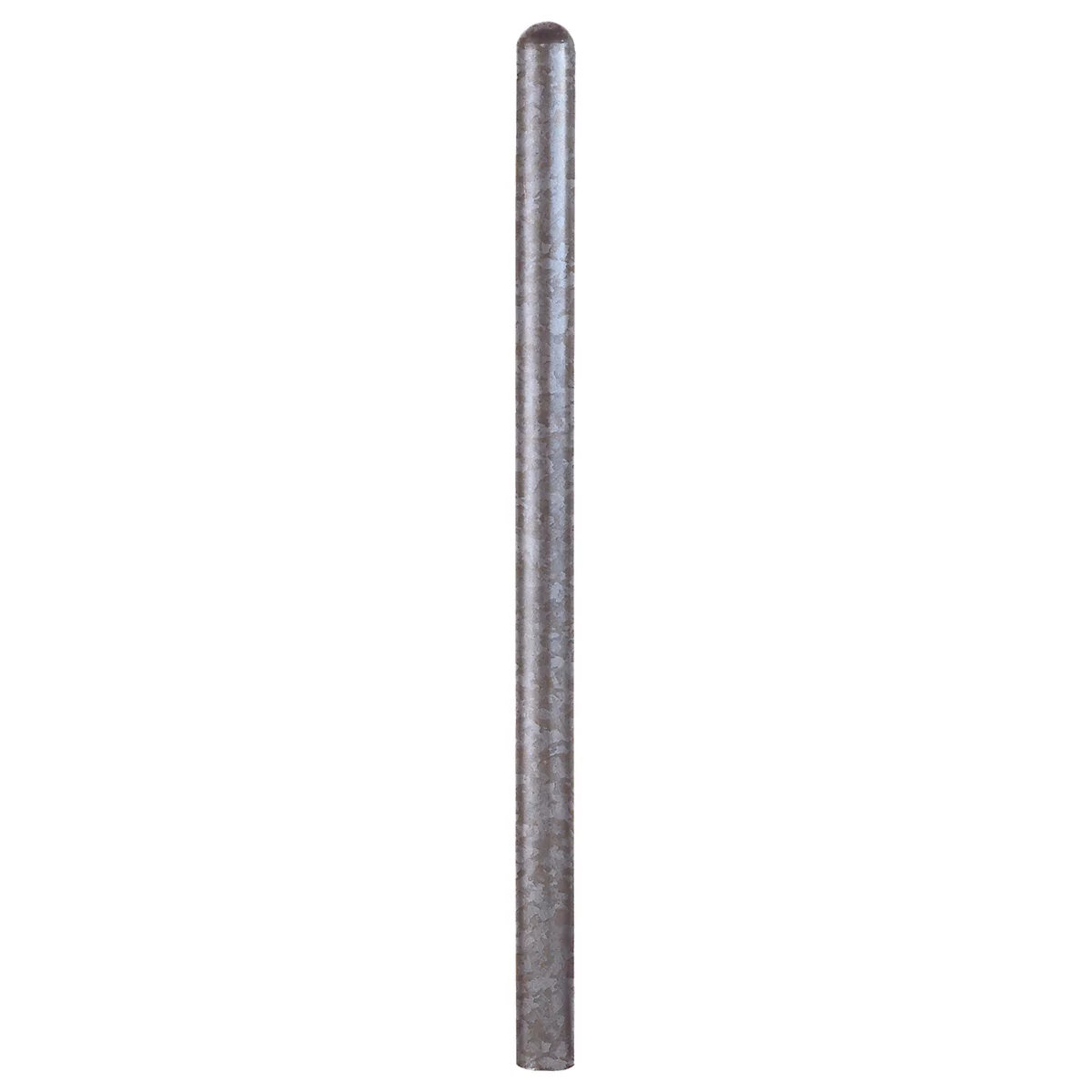 Poteau de fixation avec demi-sphère, galvanisé
