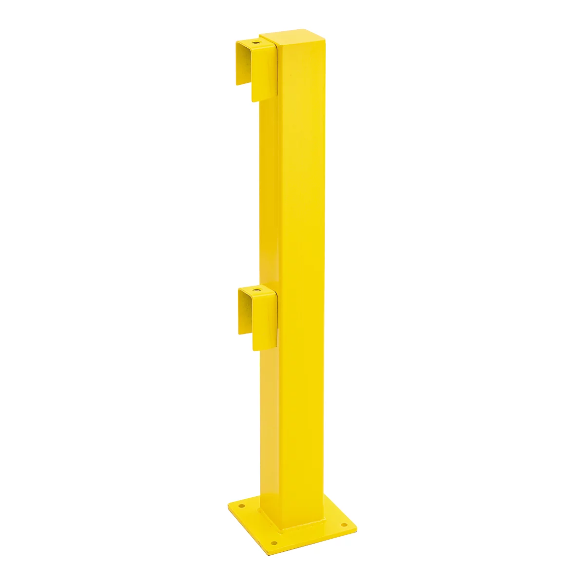 Poteau début/fin, 1000 mm, revêtement, jaune