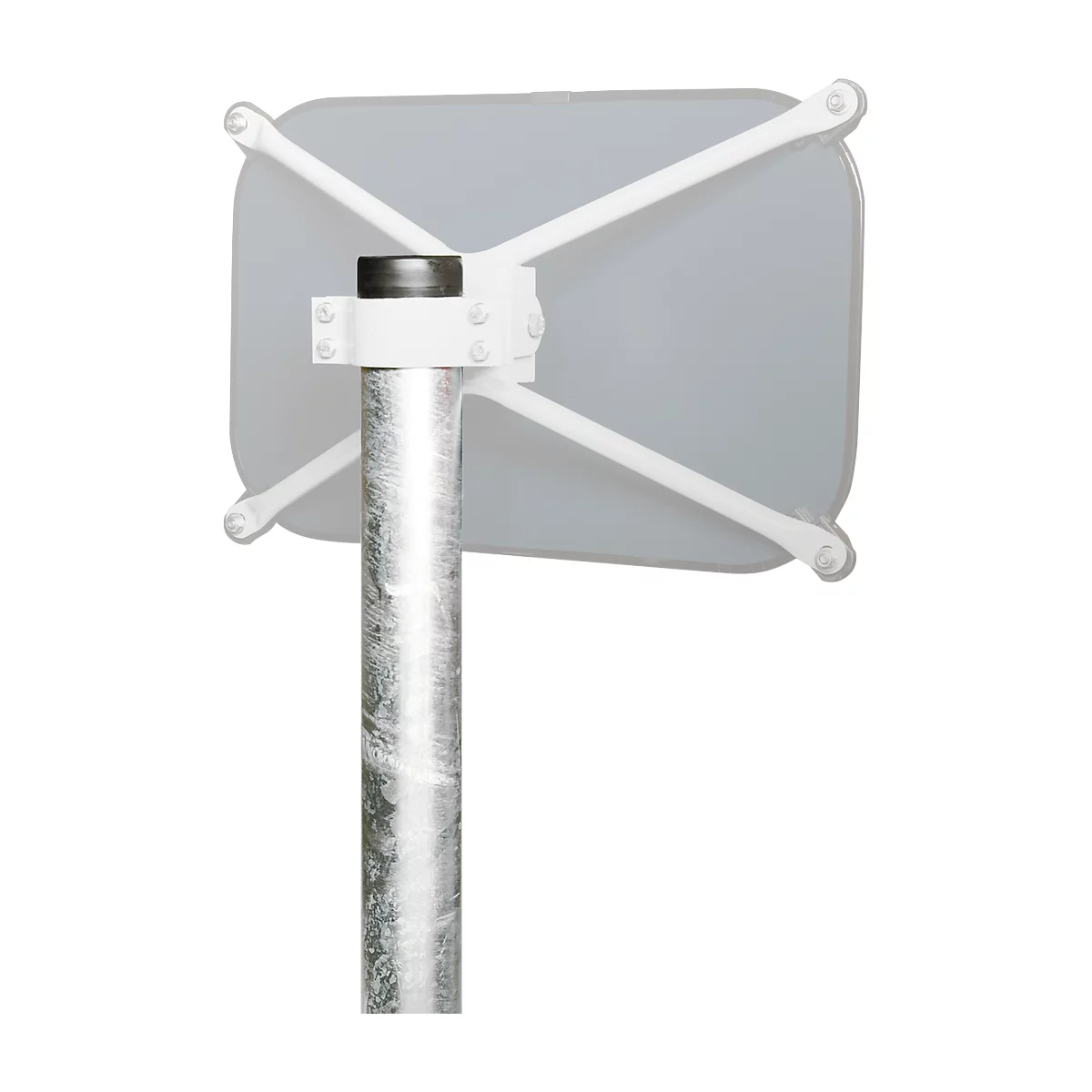 Poteau tubulaire, Ø 76 mm, 3500 mm