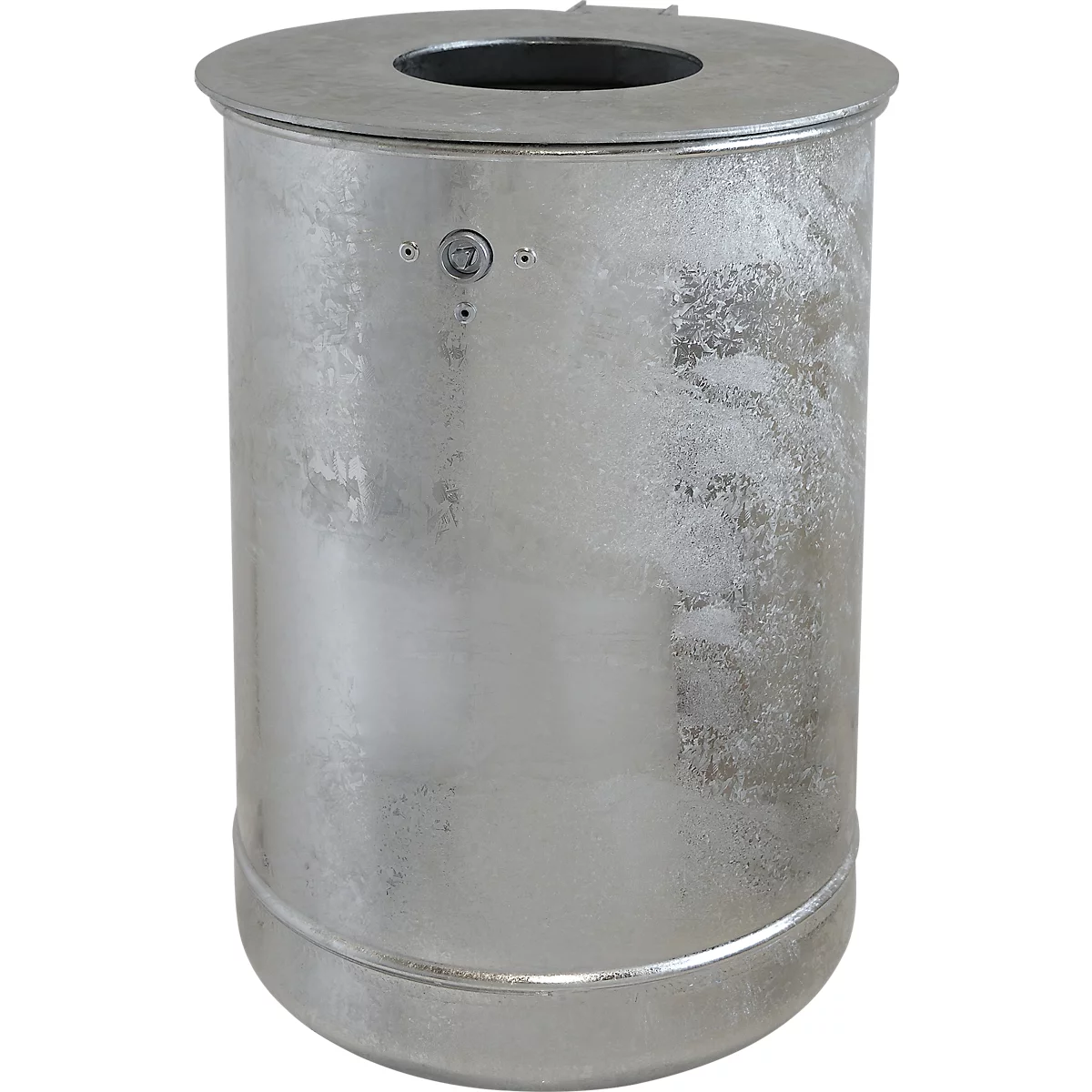 Poubelle 35 L, non perforé, galvanisé