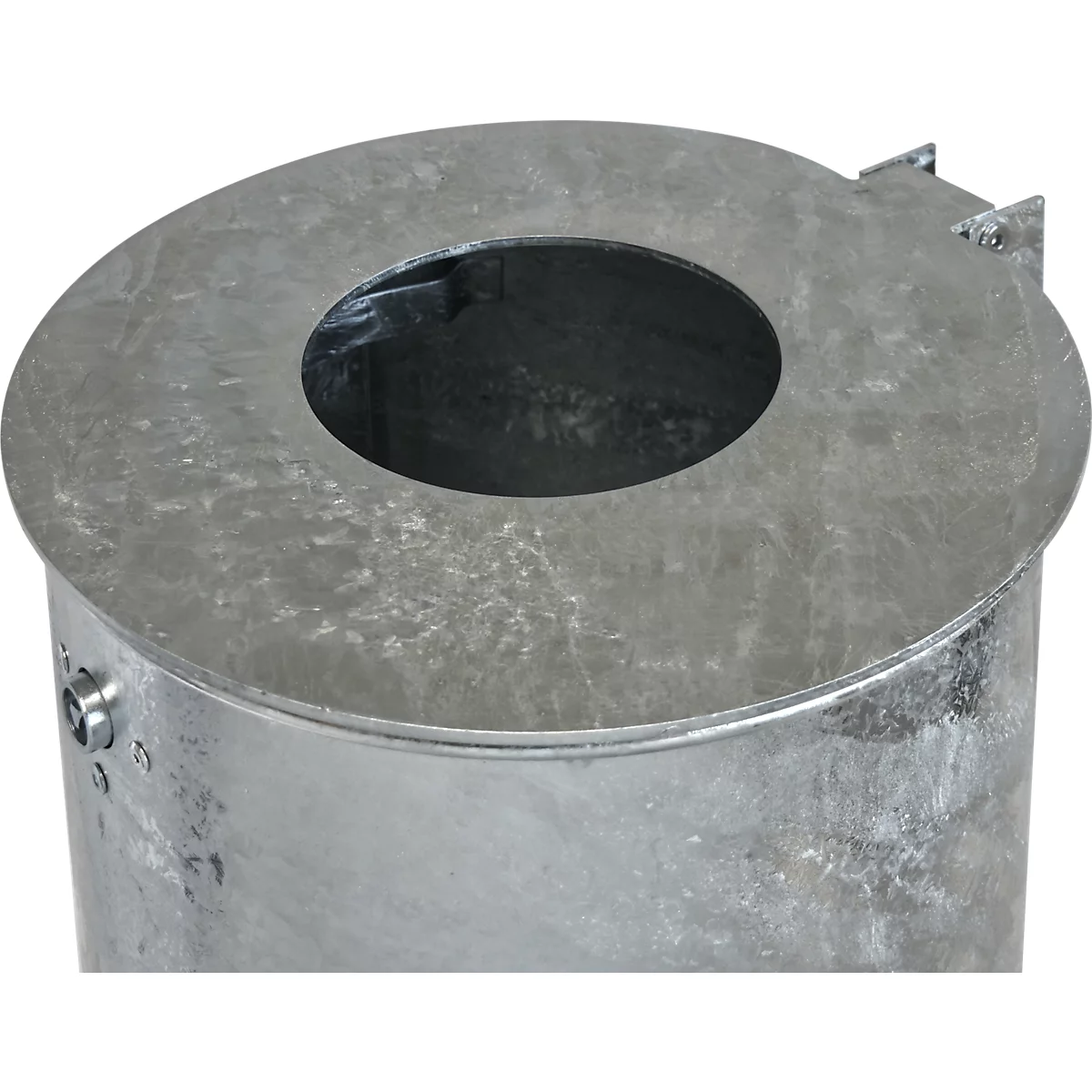 Poubelle 35 L, non perforé, galvanisé