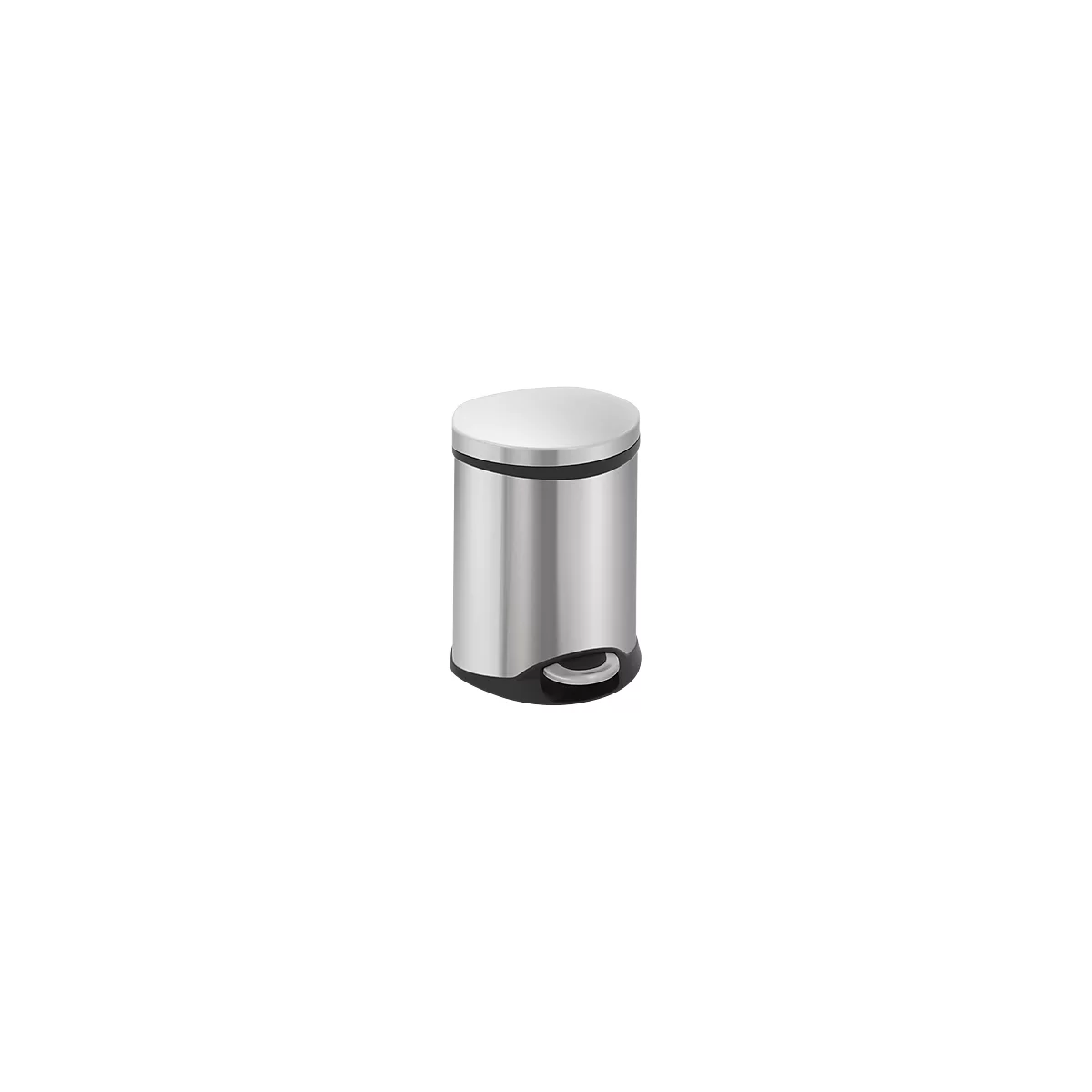 Poubelle à pédale en inox Soft Close, 50 litres