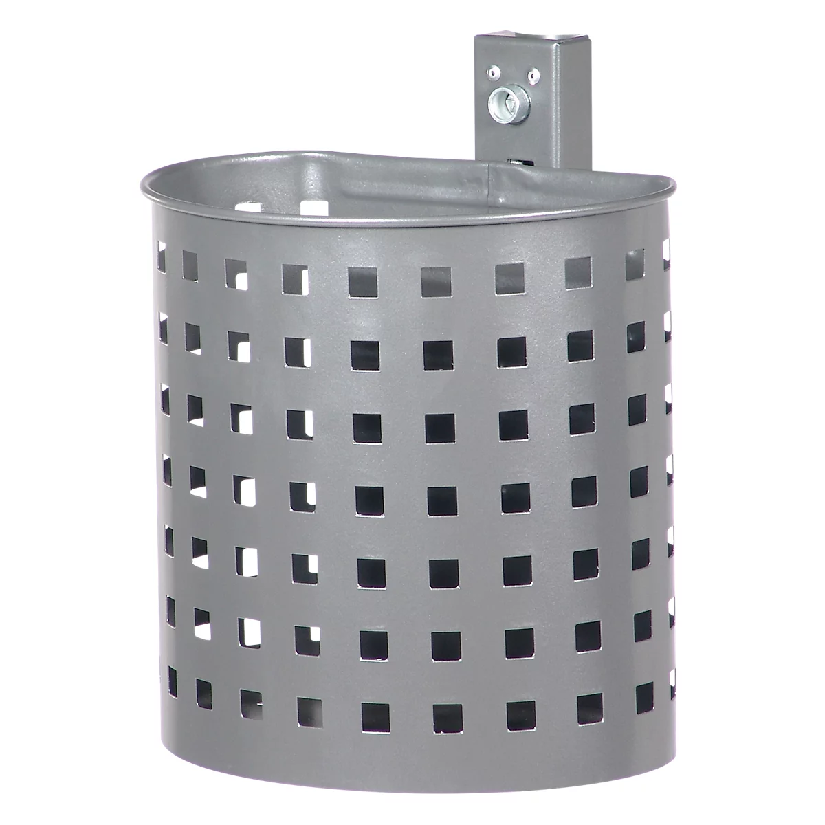 Poubelle, perforé, thermolaqué