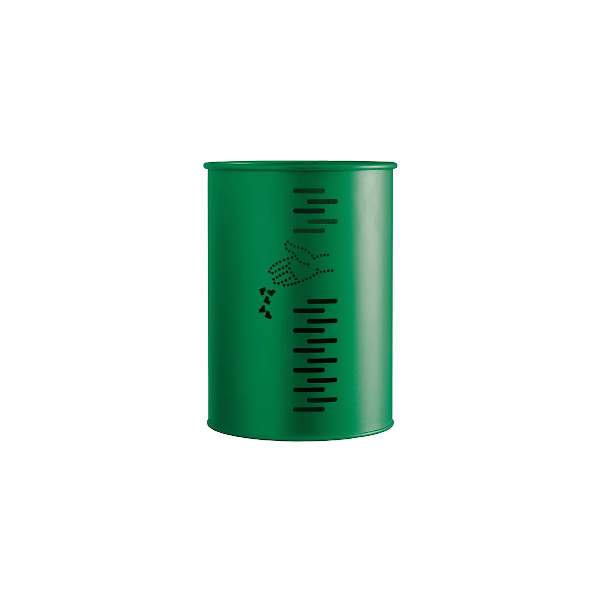 Poubelle PIVO, rond, 22 L, vert