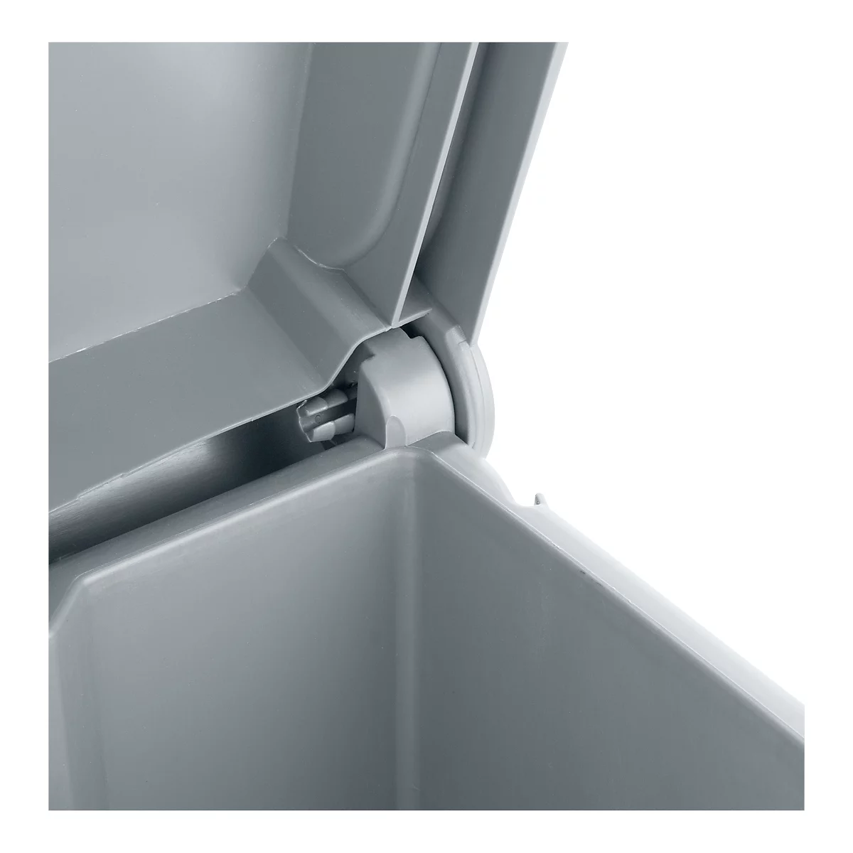 Poubelle pour tri sélectif, 30 L, gris
