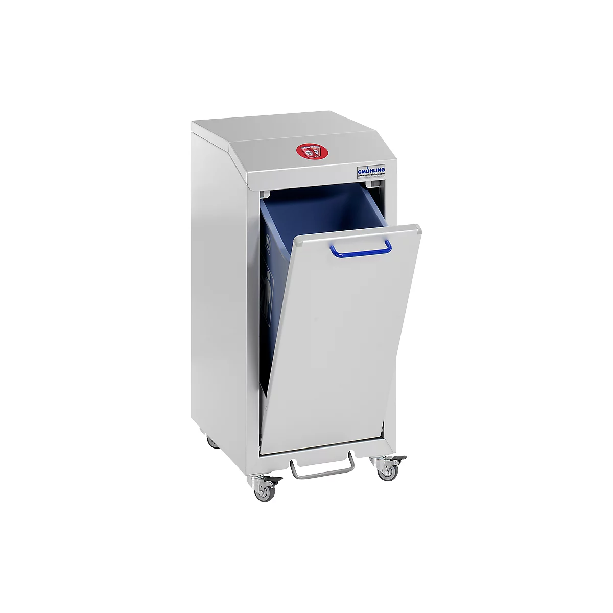 Poubelle pour tri sélectif G-collect X 2001, L 370 x l. 490 x H 800 mm, simple