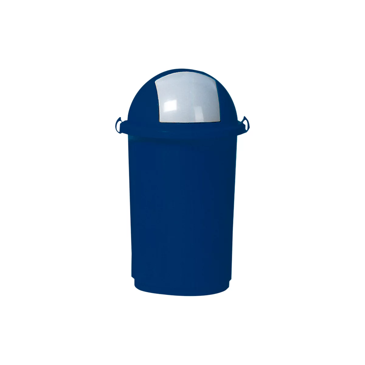 Poubelle pour tri sélectif, plastique, bleu