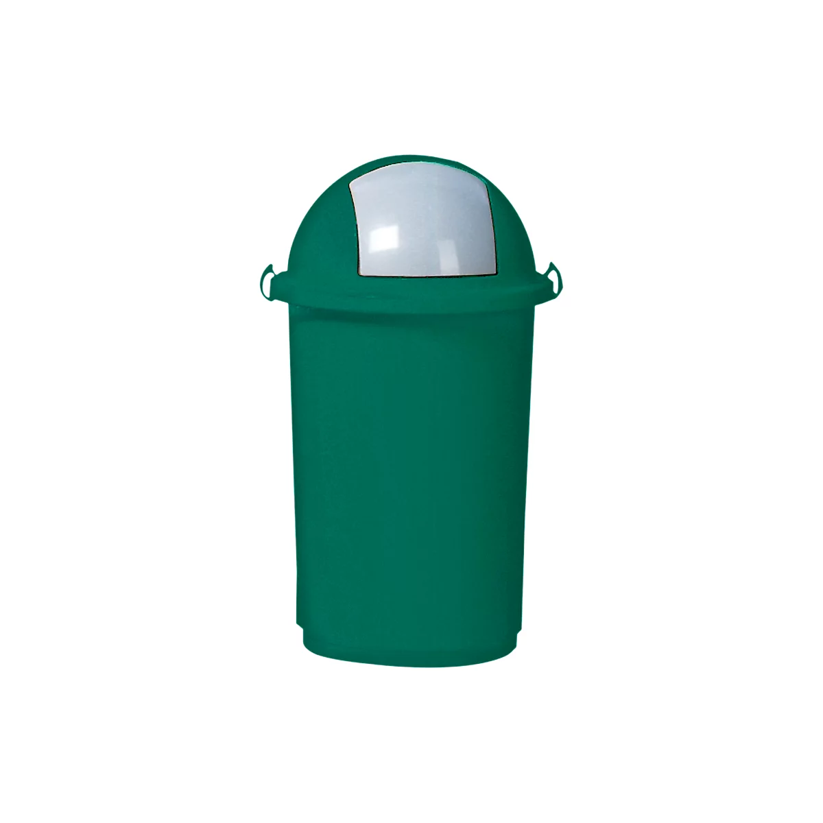Poubelle pour tri sélectif, plastique, vert