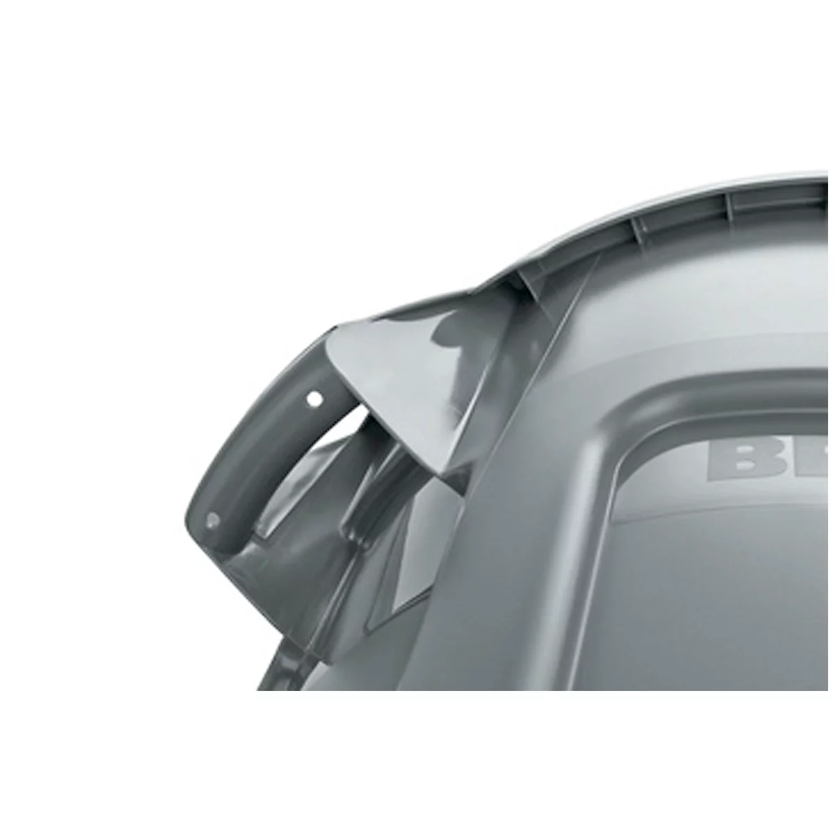 Poubelle rubbermaid Brute, 166,5 l, ronde, anti-UV, L 612 x l 717 x H 796 mm, polyéthylène, gris