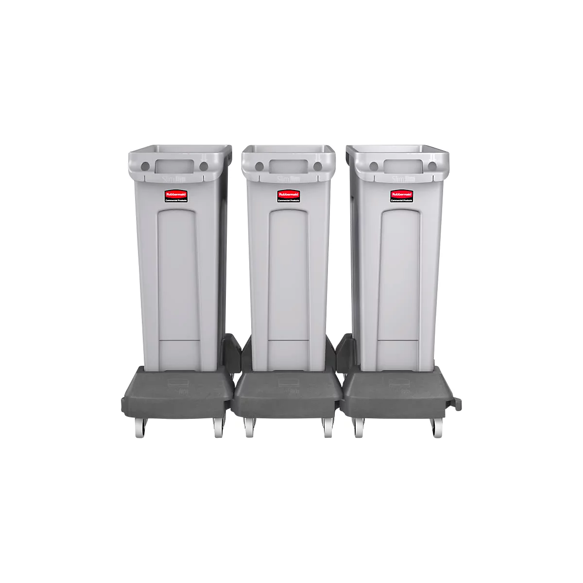 Poubelle Slim Jim®, 87 L, gris