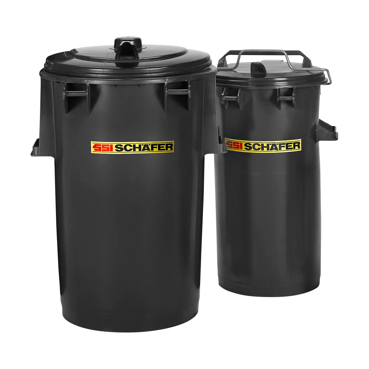 Poubelle système SME, capacité 50 l, avec poignée, anthracite