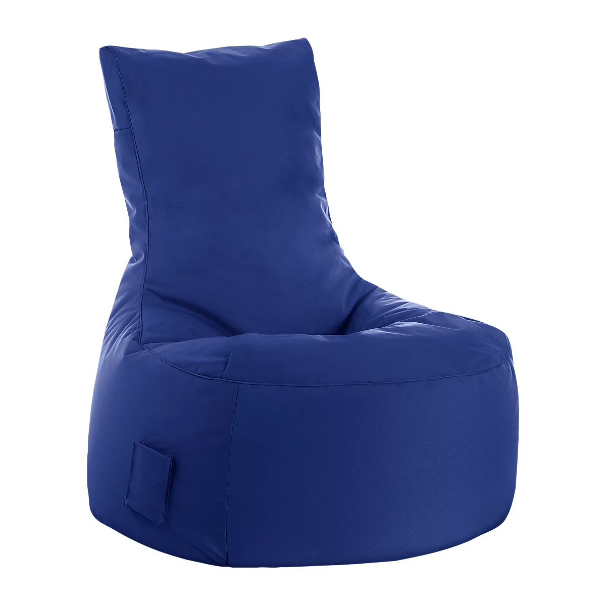 Pouf sac swing scuba®, 100% polyester, lavable, L 650 x P 900 x H 950 mm, bleu foncé