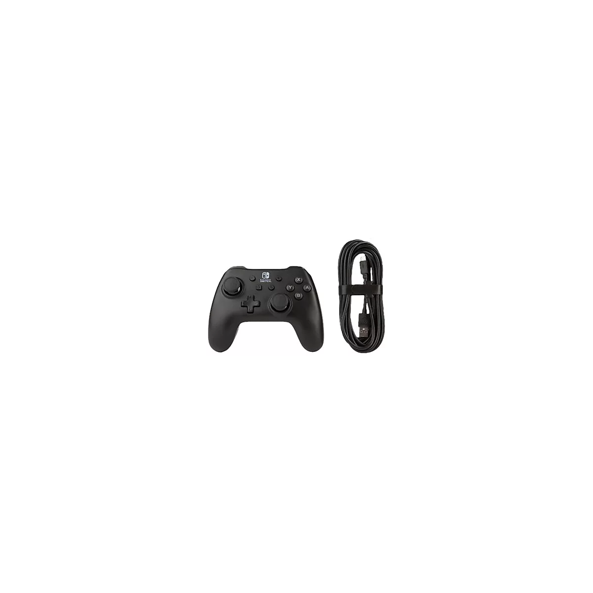 PowerA - Game Pad - kabelgebunden - mattschwarz - für Nintendo Switch