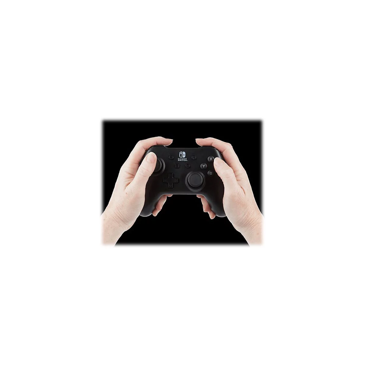PowerA - Game Pad - kabelgebunden - mattschwarz - für Nintendo Switch
