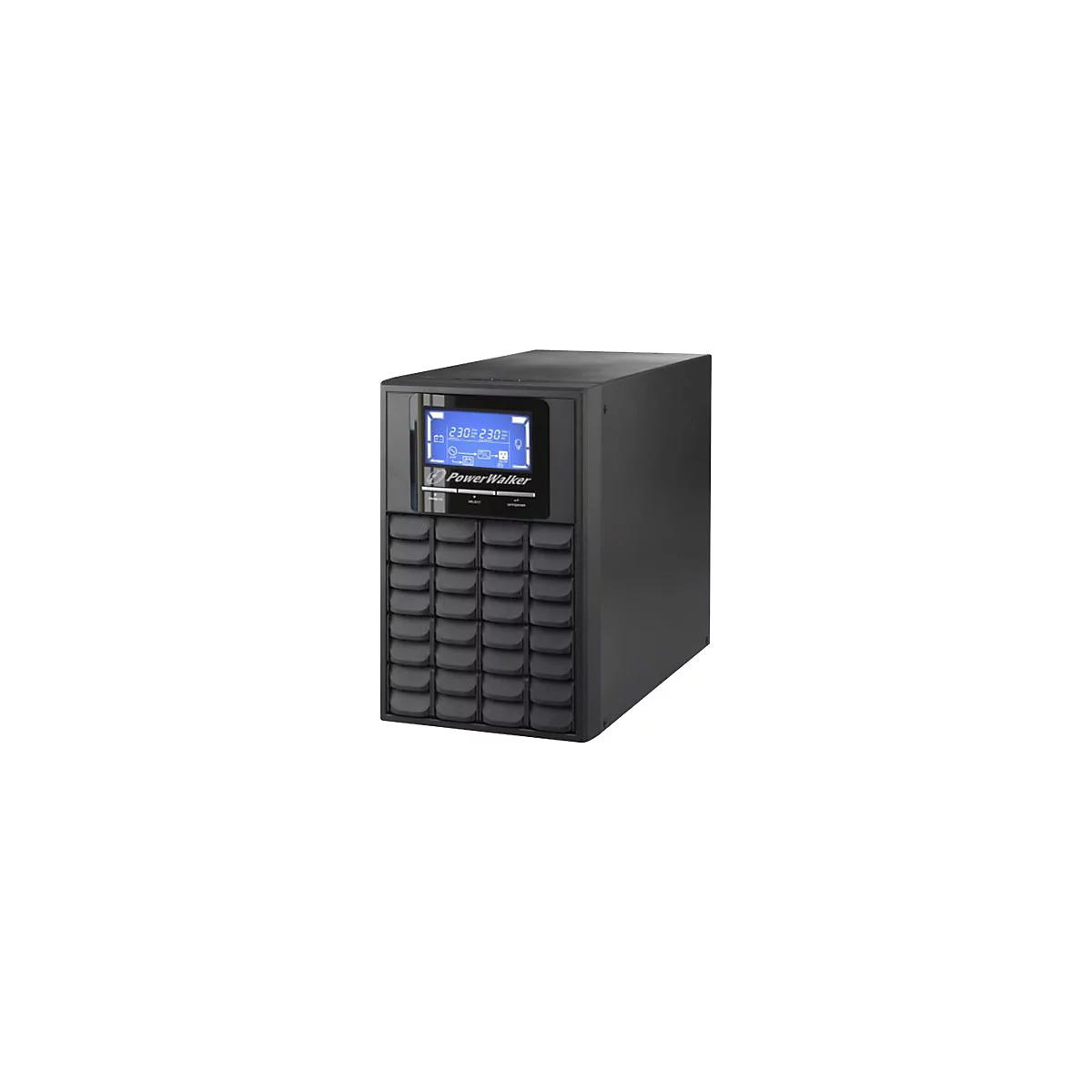 PowerWalker VFI 1000C LCD - USV - 800 Watt - 1000 VA - 9 Ah - RS-232, USB
