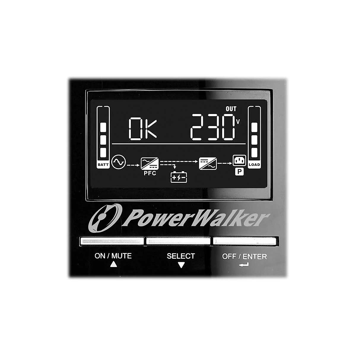 PowerWalker VI 1500 CW - USV - 1050 Watt - 1500 VA