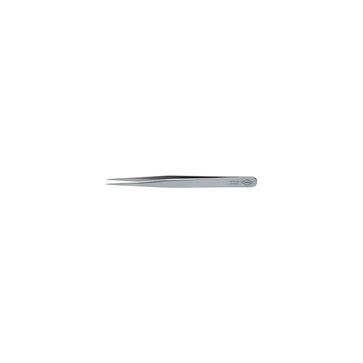 Precisie pincet L.120mm ger.Titanium,roestvrij,antima