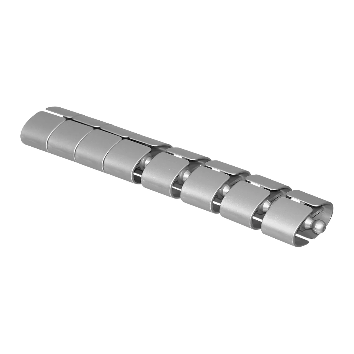 Premium kabelslang, L 1250 mm, blank aluminium