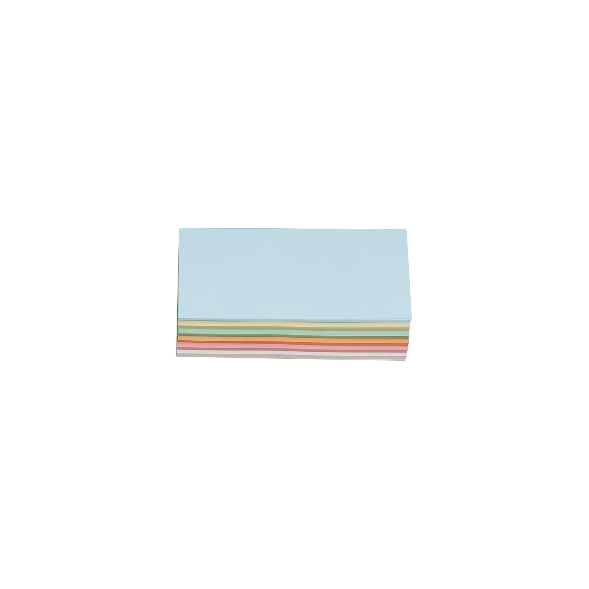 Presentatiekaartjes, rechthoekig, 95 x 205 mm, 250 st., diverse kleuren