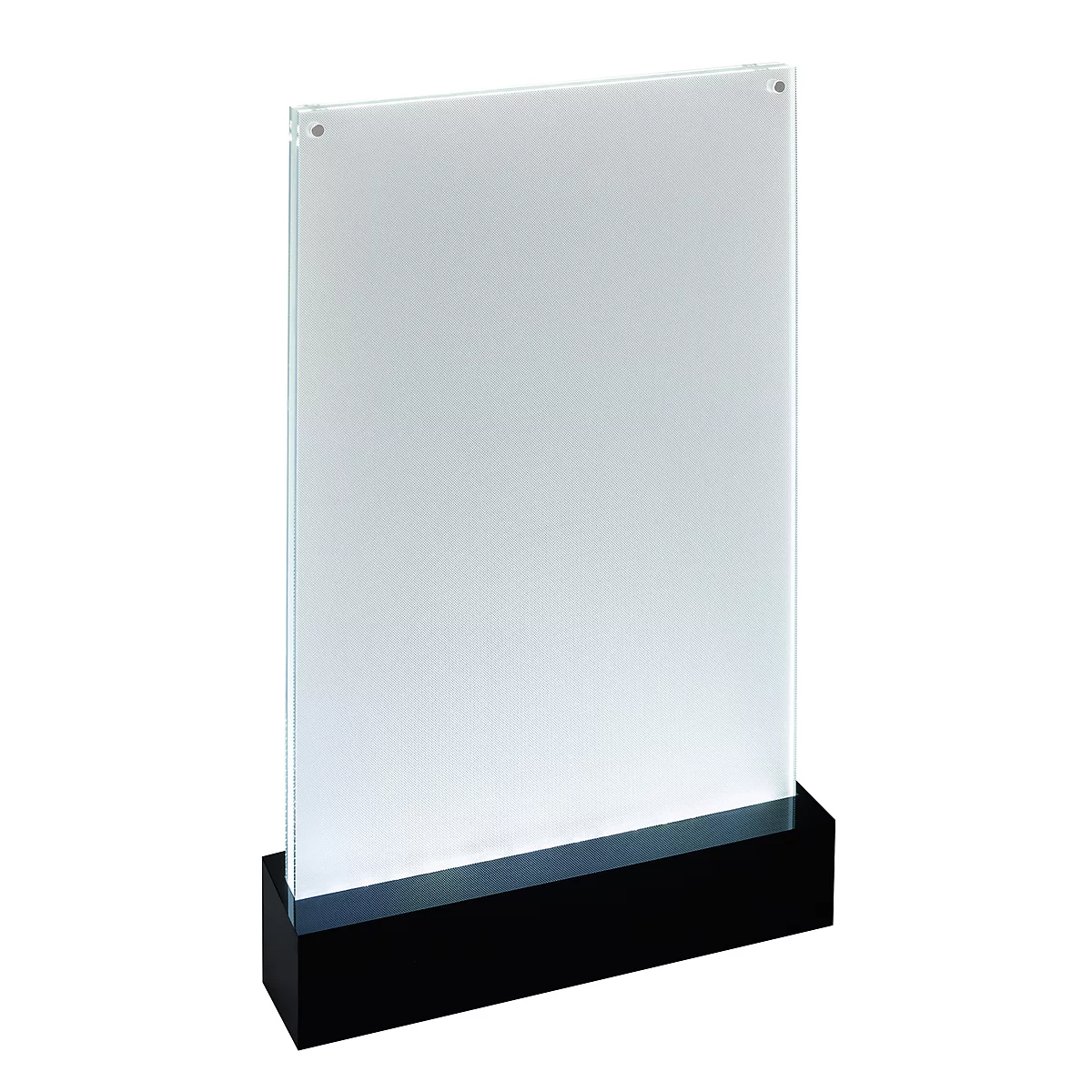 Présentoir de table format A4 de haute qualité : design élégant, dimensions 221 x 341 x 46 mm