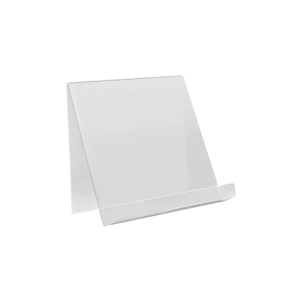 Présentoir de table - PLEXIGLAS® - l. 250 x H 230 mm - transparent - 1 p.