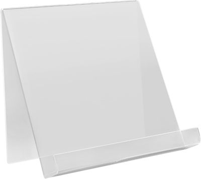 Présentoir Publicitaire DIN A4 En Plexiglas Avec Compartiment A6/DL - Support Table Incliné Pour Prospectus Et Cartes