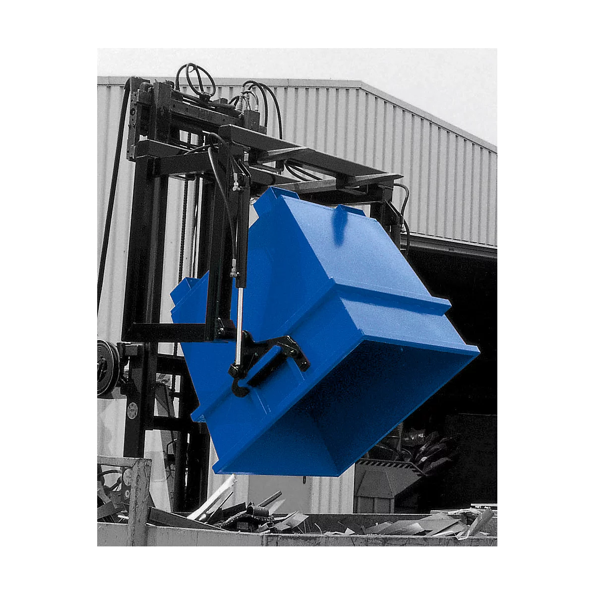 Prise pour basculeur UCT, bleu (RAL 5012)