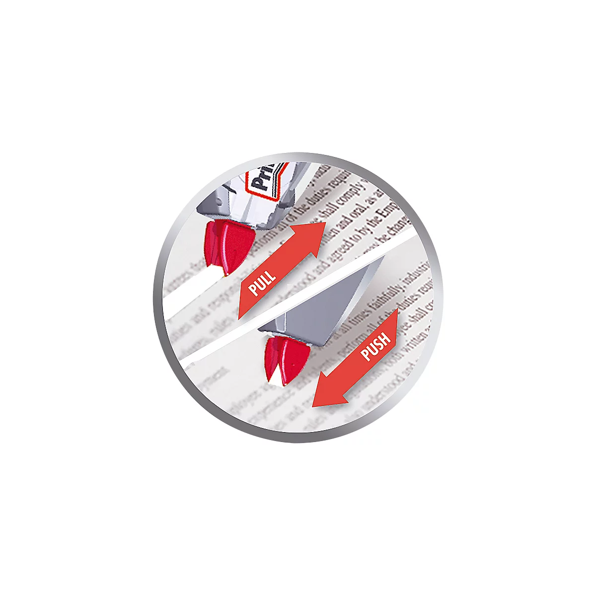 Pritt Compact correctieroller Flex Roller, Push & Pull, l. 4,2 mm x L 10 m