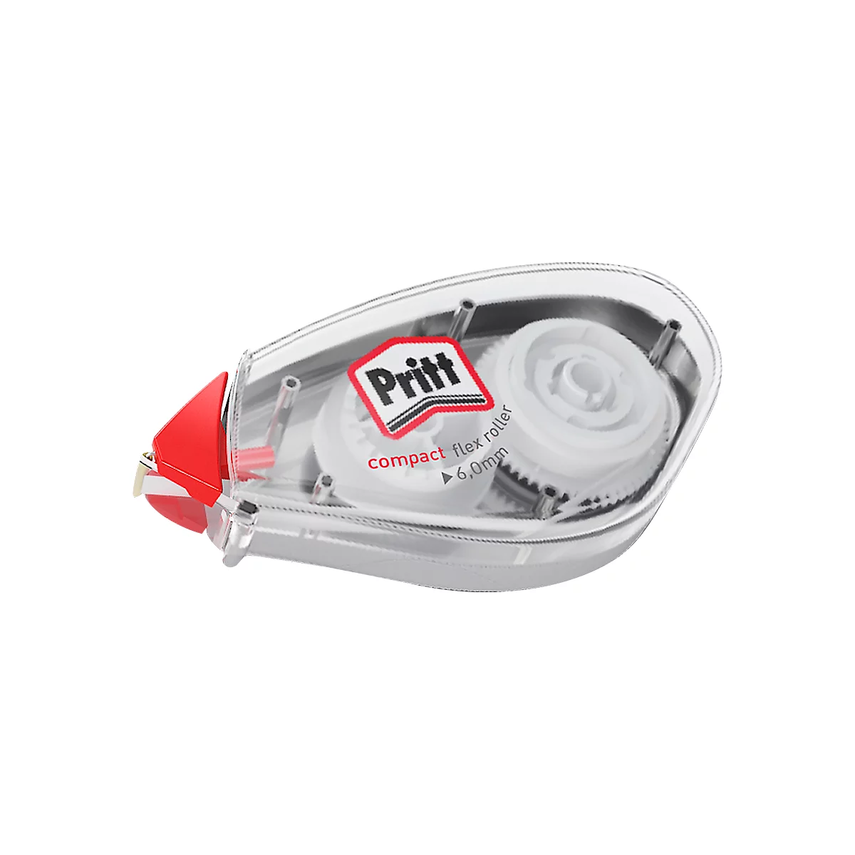 Pritt Compact Flex Korrektur Roller, Push & Pull Funktion, 6 mm Breite