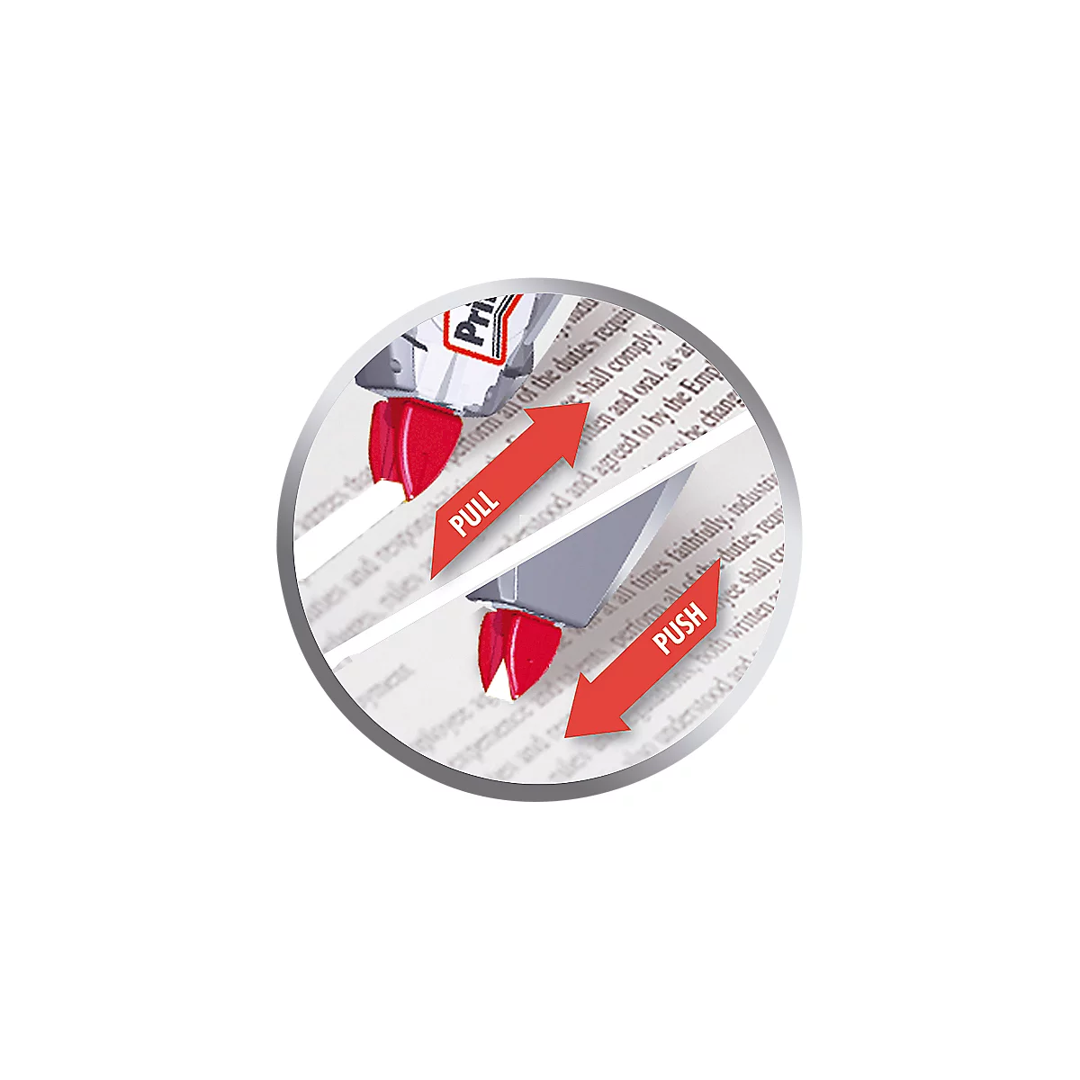 Pritt Korrektur Refill Roller Flex, Push & Pull Funktion, 4,2 mm Breite