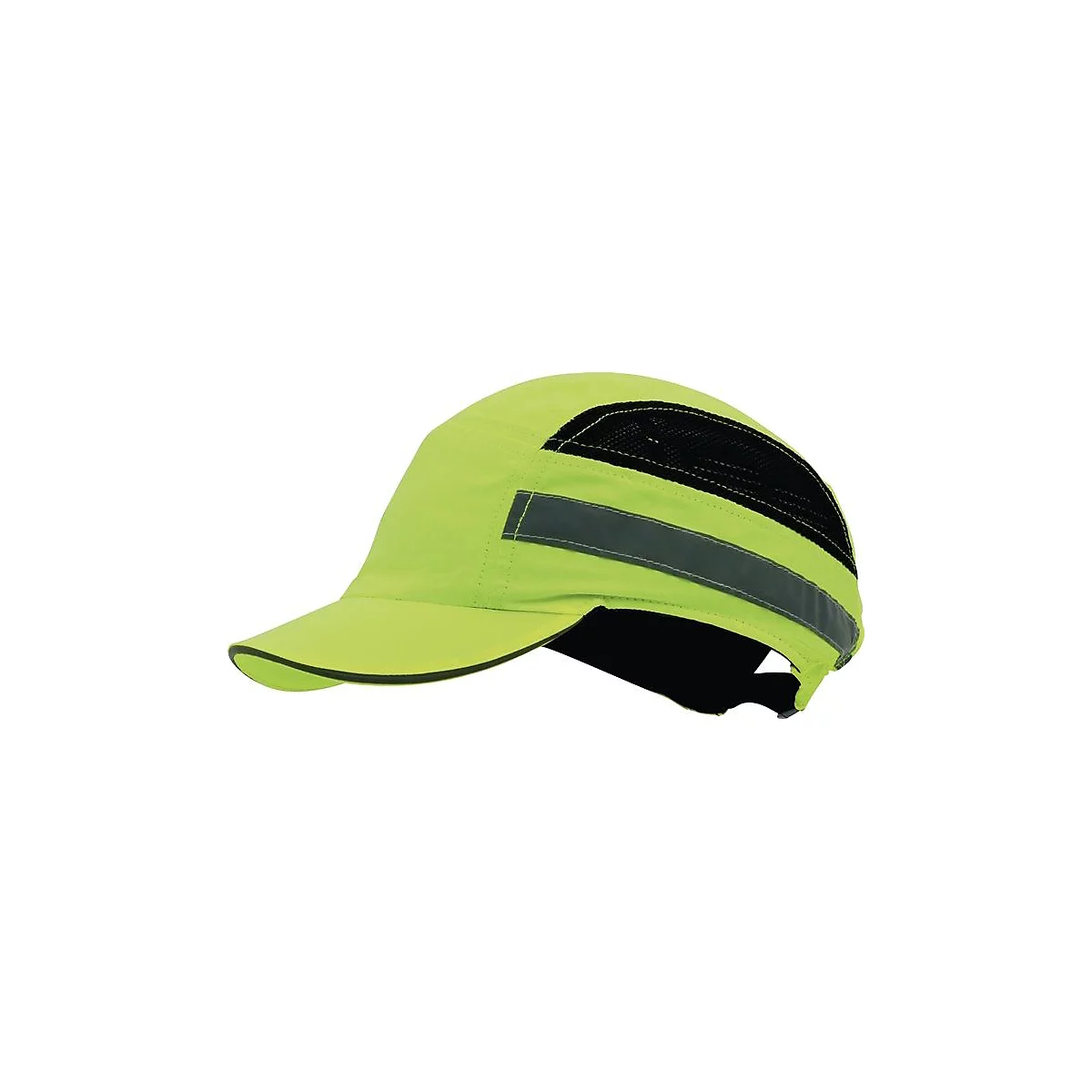PRO FIT Anstoßkappe PLUS Base-Cap, neongelb, Schirmlänge 5cm, Größe 52-65 cm, ABS, EN 812:2012