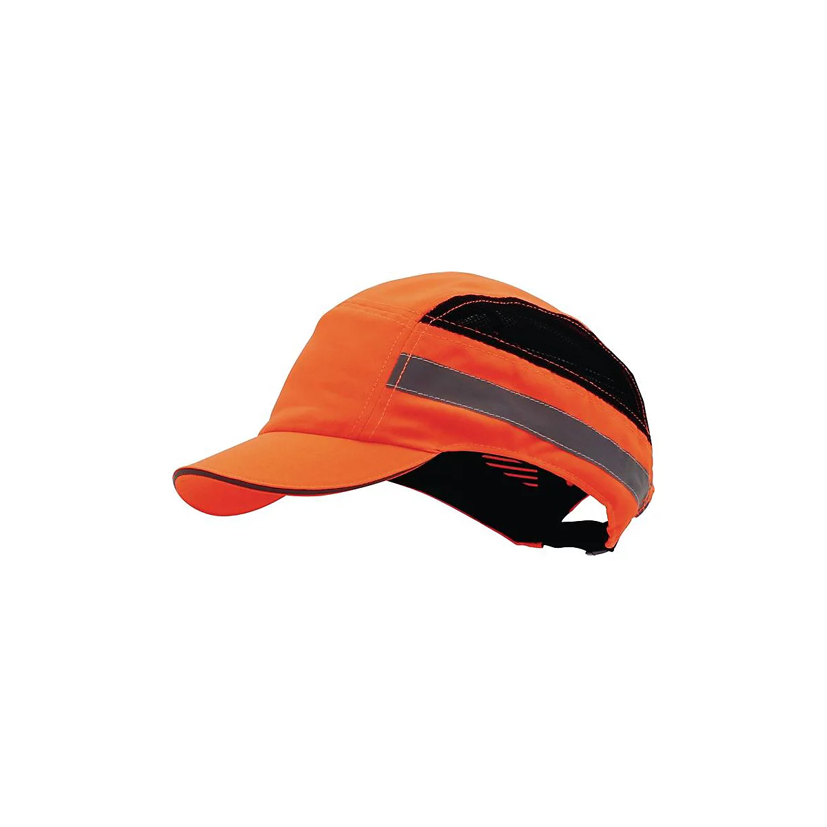 PRO FIT Anstoßkappe PLUS Base-Cap, neonorange, Schirmlänge 5cm, EN 812:2012, Größe 52-65 cm