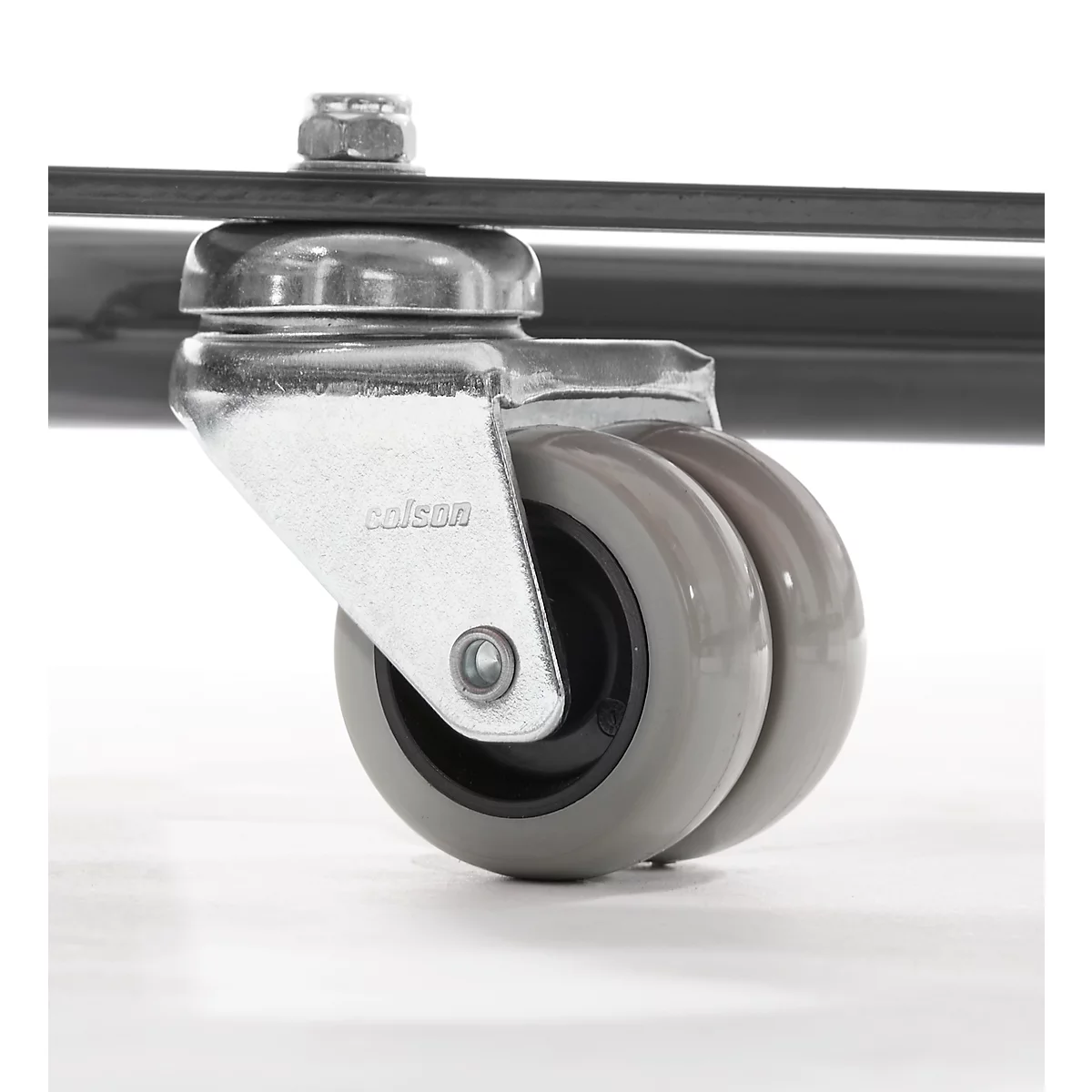 Profi-Umreifungsset, mit Abrollwagen Premium X, Akku-Umreifungsgerät BW-04 & KU Polyesterband, L 1200 m x B 18,5 mm, Stärke 0,85 mm, geprägt, grün