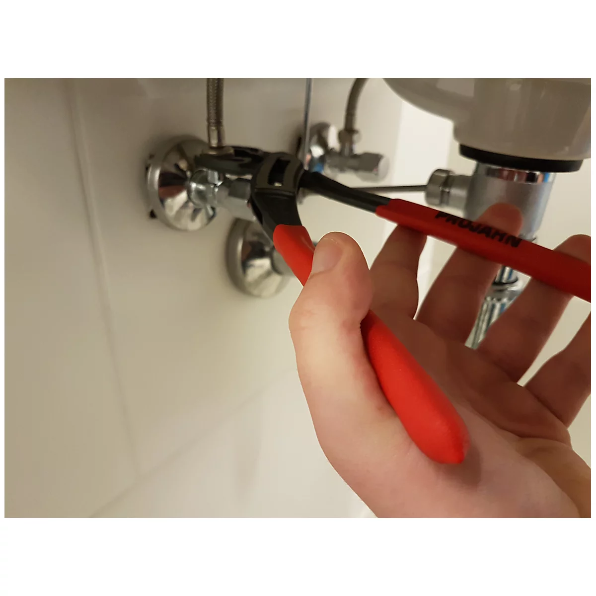 PROFI-waterpomptang PROJAHN, staal, ergonomisch kunststof-greep, extra smal