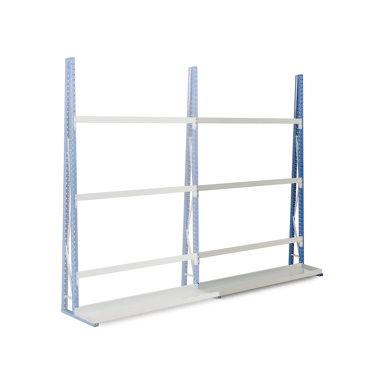 Profiel-magazijnrek, eenzijdig, aanbouwsectie, H 3000 x L 1500 x D 340 mm