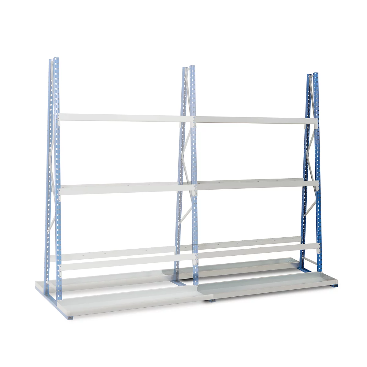 Profil-Lagerregal, doppelseitig, Anbaufeld, H 2500 x L 1800 x T 600 mm