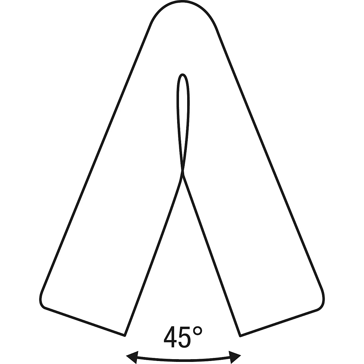 Profilé de protection d'angle Knuffi®-Flex, pièce de 1 m, jaune/noir