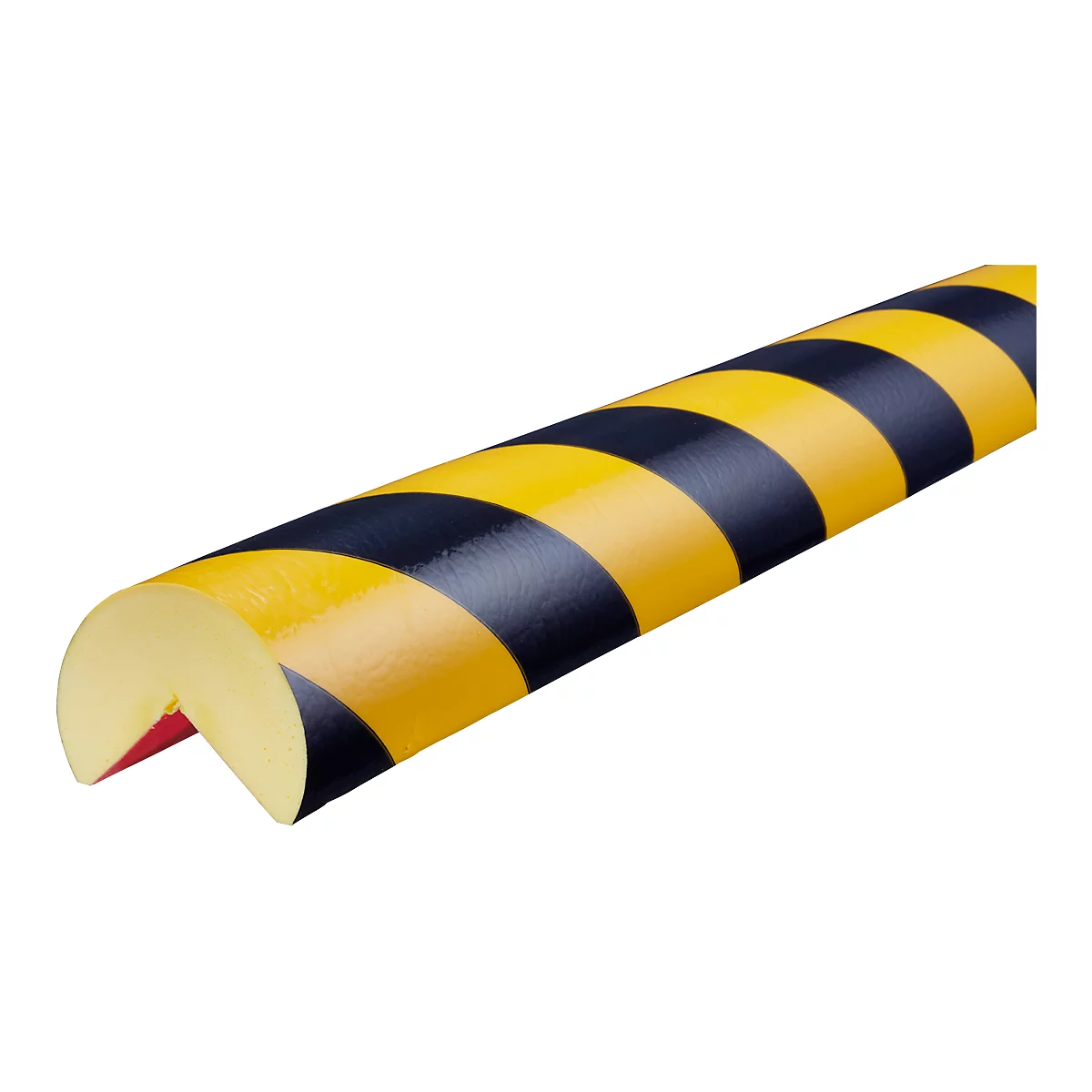 Profilé de protection d'angle type A+, unité de 1 m, jaune/noir