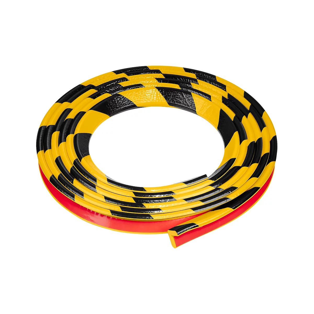 Profilé de protection d'angle type E, rouleau de 5 m, jaune/noir