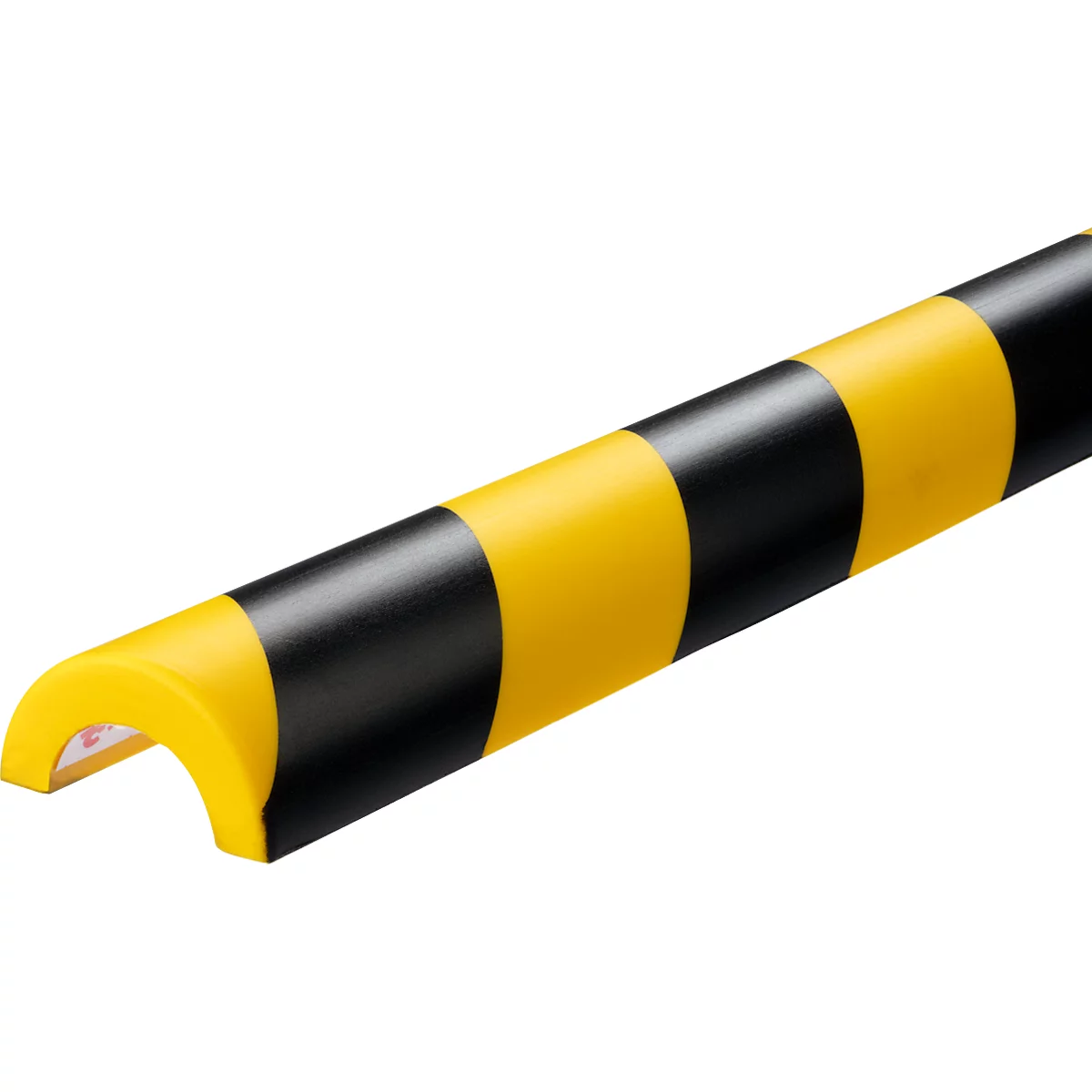 Profilé de protection de tuyaux Durable P30, autocollant, pour l'intérieur &amp; l'extérieur, pour tuyaux de ⌀ 20-40 mm, L 1000 mm, mousse PU, jaune/noir