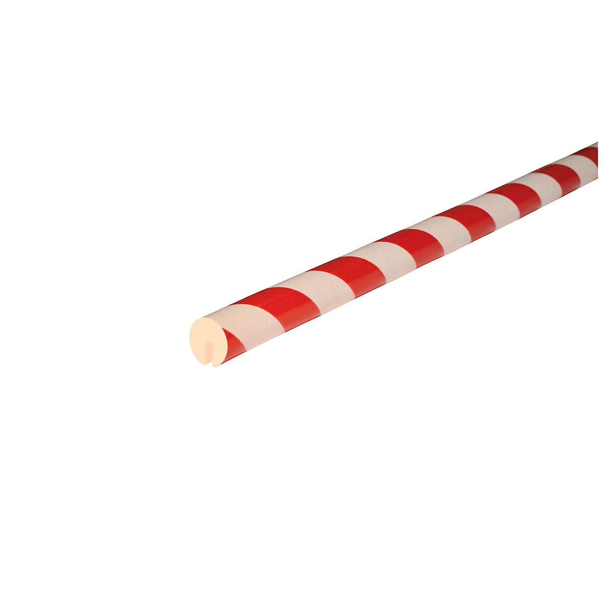 Profilé de protection des chants type B, mètre linéaire, blanc/rouge